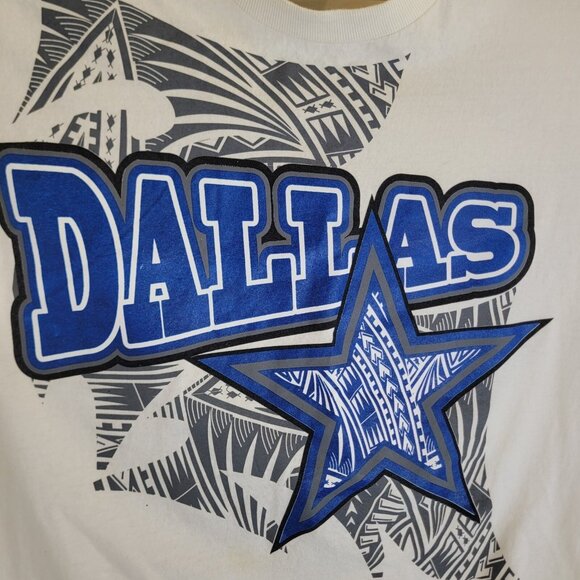 VTG Alstyle Dallas Cowboys T-Shirt Mens XL NFL Americas Team Graphic Tee Read - Picture 3 of 10
